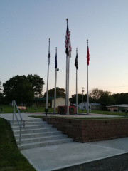 009, Flag poles are actually converted street light poles